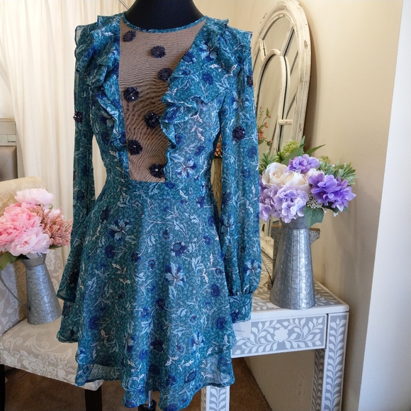 🍒NWT🍒 FOR LOVE & LEMONS COCKTAIL DRESS - Picture 3 of 6